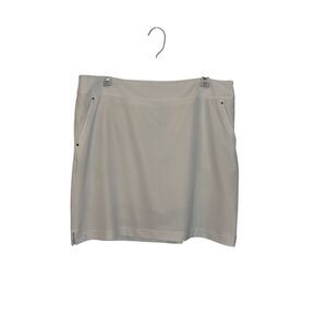 Greg Norman white golf skirt - 10